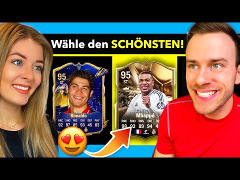 FUT-Draft - ABER meine FREUNDIN wählt die SCHÖNSTEN Spieler! 👀😍