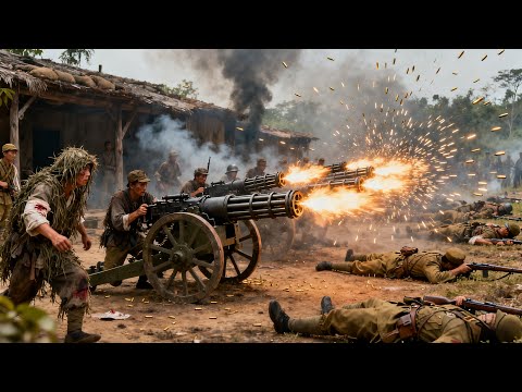 遊擊隊假裝傷兵潛入敵營，十挺加特林怒吼，血雨彈雨覆滅日軍！⚔️ 動作 | 功夫 | 抗日 | Kung Fu #李小龍 #甄子丹 #功夫 #kungfu