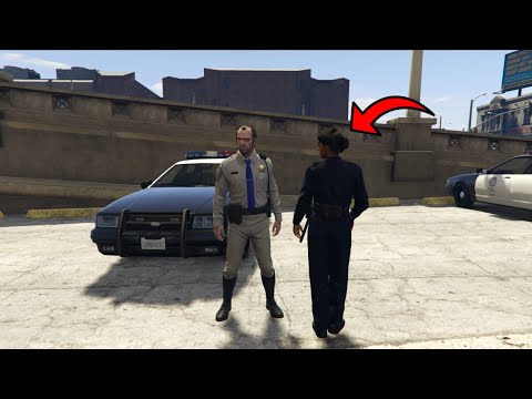 GTA 5 - How to Join the Police and get a Secret Girlfriend in Story Mode