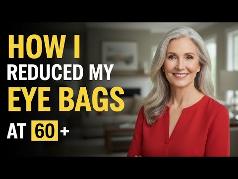 How I Reduced My EYE BAGS At 60+