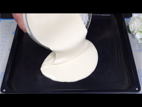 Family Pizza with Liquid Dough! Four Seasons Pizza in One! Try it Now! No Knead!!