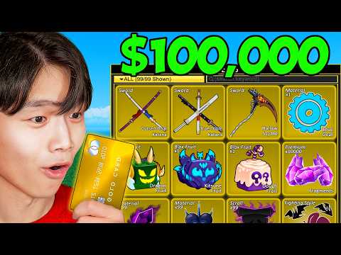 Upgrading my Subscribers Accounts with $100,000 in Blox Fruits