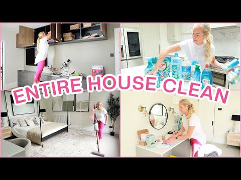 *NEW* ENTIRE HOUSE CLEAN WITH ME 2022! ULTIMATE CLEANING MOTIVATION + HAUL | Emily Norris AD