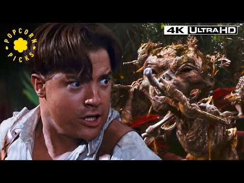 Pygmy Marmosets Attack the Jungle Camp (Full Scene) | The Mummy Returns 4K HDR