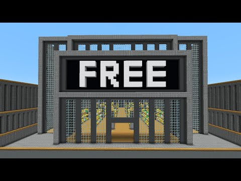 I Opened A Free Store In Minecraft!