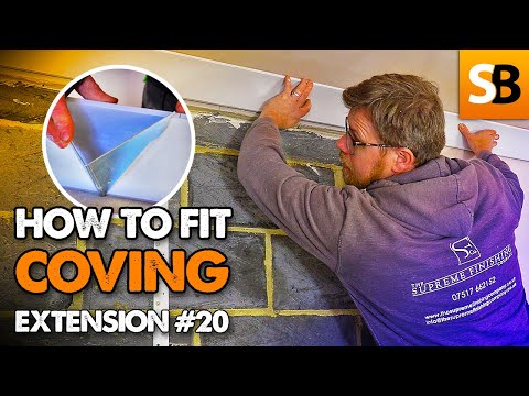 How To Easily Fit Coving ~ Extension #20
