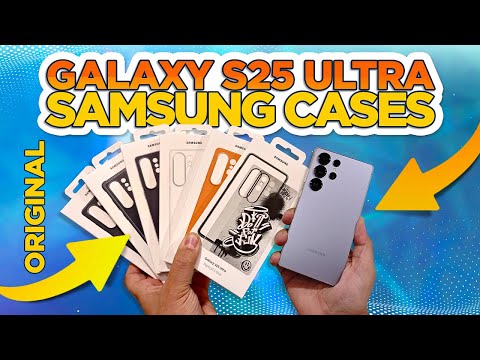 Original Samsung Galaxy S25 Ultra Cases Leather, Silicon, Clear , Rugged (S25 & S25 Plus)