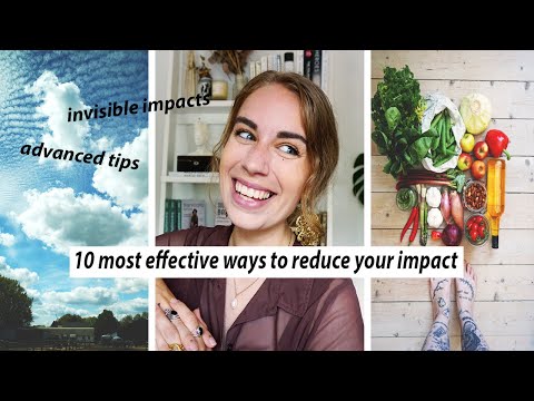 10 most effective ways to reduce your impact // advanced tips for the experienced