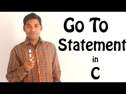Go to Statement in C (HINDI/URDU)