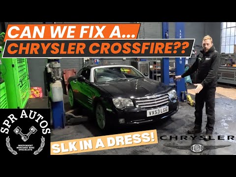 CAN WE FIX @High Peak Autos  CHRYSLER CROSSFIRE!? PLUS SHORT REVIEW, MERCEDES W170 SLK IN A DRESS!?