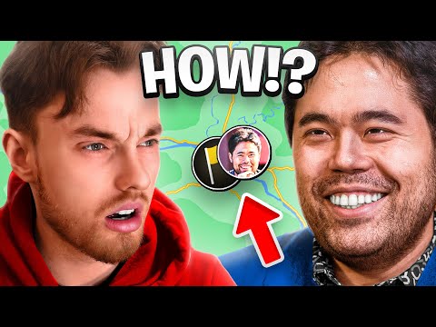 Pro Reacts to Chess GRANDMASTER Hikaru Playing Geoguessr