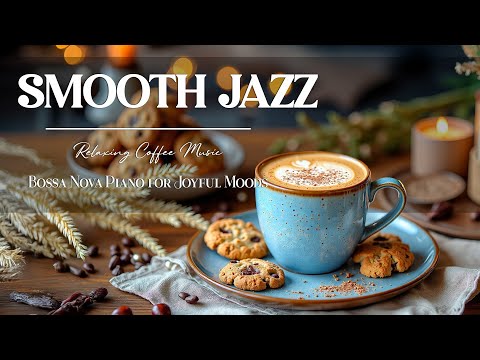 Smooth Jazz ☕ Relaxing Lightly Coffee Jazz Instrumental Music & Bossa Nova Piano for Joyful Moods