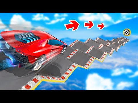 СМОЖЕТ ЛИ МОНСТР-ТРАК ПРОЕХАТЬ ПО СТУПЕНЬКАМ ПЕРЕВЕРНУТОЙ ЛЕСТНИЦЫ В ГТА 5 ? - ЭКСПЕРИМЕНТ В GTA 5