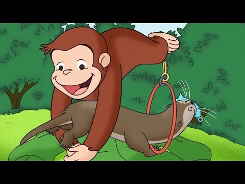 Curious George 🐵 We Otter Be Friends 🐵Compilation🐵 HD 🐵 Cartoons For Children