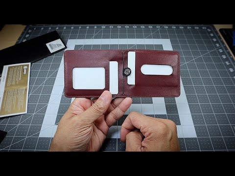 Airo Collective Stealth Leather Wallet in Redwood