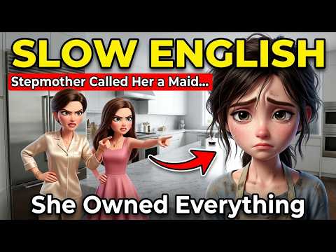 Stepmother Called Her a Maid โ She Owned Everything | Easy English Listening Practice (A1- A2)
