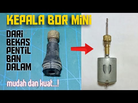 cara buat kepala bor dari barang bekas