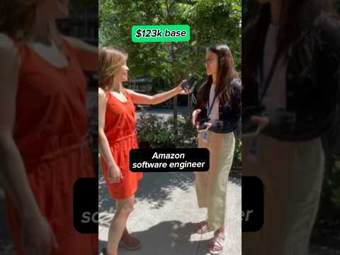 How much MONEY new grads make at Amazon #shorts #personalfinance #salarytransparency #amazon