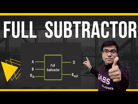 Best Best Full Subtractor Truth Table | Full Subtractor Circuit Diagram | full subtractor in hindi