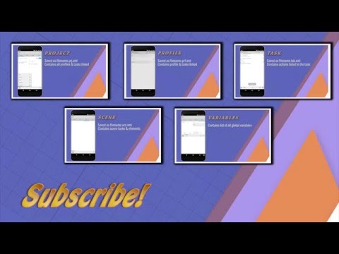 Tasker Projects, Profiles, Tasks and Variables explained