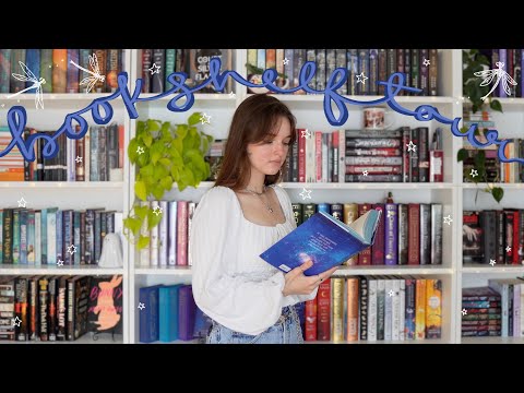 BOOKSHELF TOUR | 300+ books🏹🌙✨📖