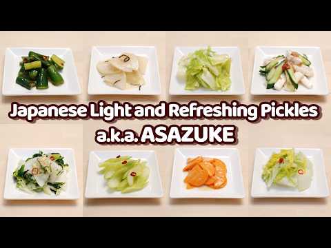 8 Easy Ways to Make Light & Refreshing Japanese Pickles a.k.a. ASAZUKE