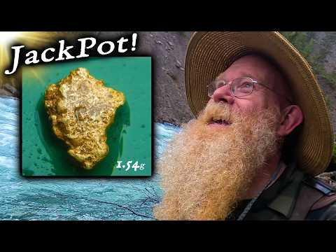 BIG GOLD NUGGET - UNDER BIG ROCK!!!
