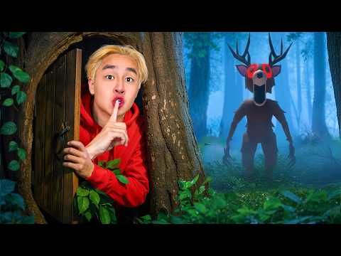 I Survived 99 Nights in the Forest IN REAL LIFE! (Roblox)