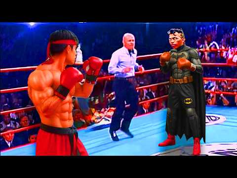 Maromero Páez se vistió de BATMAN y noqueó a un maestro del kickboxing