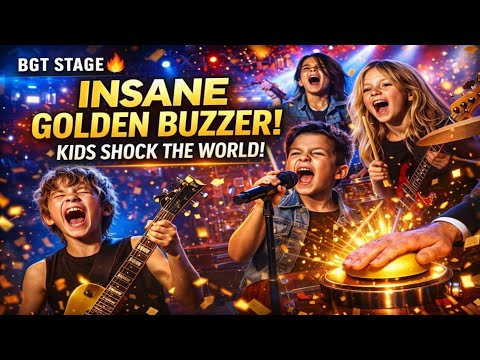 Kids Rock Band STUNS Judges with INSANE Golden Buzzer on Britain’s Got Talent!