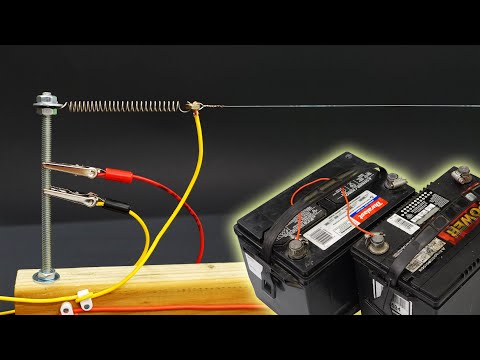 Hot Wire Foam Cutter Powered by Car Batteries. Wire and Voltage Calculator