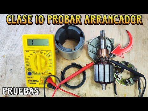 HOW TO TEST A MOTORCYCLE STARTER IF IT IS IN GOOD OR BAD CONDITION 🧑🔧 MULTIMETER TESTS (EASY)⚡