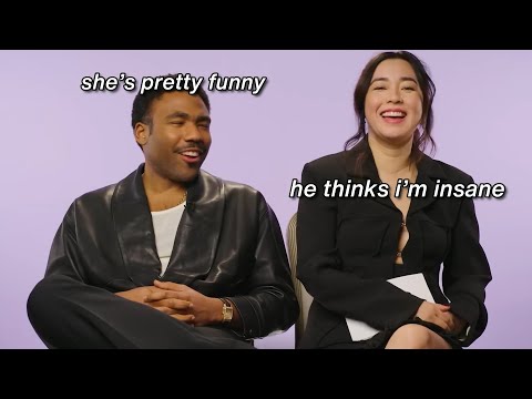 Donald Glover and Maya Erskine acting like a divorced couple for 5 minutes