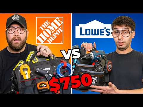 I Bought Home Depot and Lowes Tool kits for $750