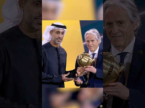 Jorge Jesus of Al-Hilal took home the Best Middle East Coach award at the Globe Soccer Awards! 🌍⚽
