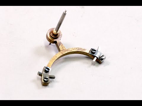 #032 Making a pallet for a dead-beat clock escapement - clock repair