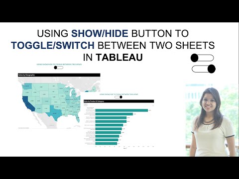 SHOW/HIDE button in Tableau | Using show & hide button to Toggle and add filters/parameters
