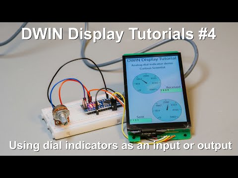 DWIN Display Tutorials #4 - Dial indicators as input or output controls