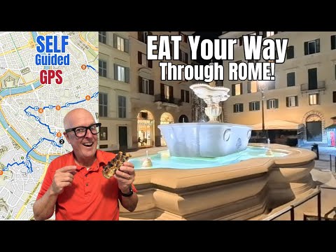 Rome's Oddest Fountains & Best Street Food in One Walk. (You Are going To Love The Jewish Pizza)
