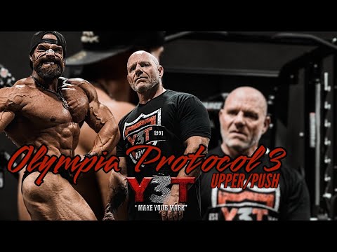 RAW UPPER PUSH DAY Y3T / Olympia Protocol III at NewTech Gym Las Vegas
