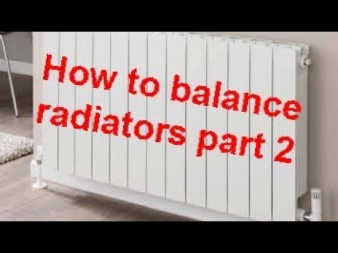 BALANCING RADIATORS part 2  looking into the ways of balancing radiators and seeing if it works.
