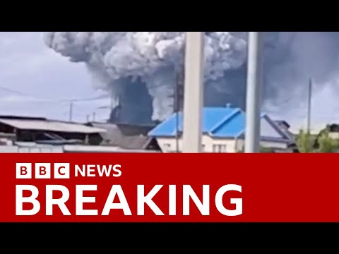 Ukraine says at least 40 Russian warplanes hit in massive drone strikes | BBC News