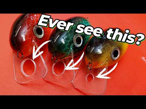 I Drilled Holes in Crankbait Lips… and the  Action SHOCKED Me!  #Crankbait #LureMaking