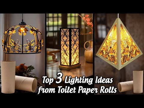 “3 Amazing Chandelier Ideas Using Toilet Paper Rolls and Bamboo!” | 3 Amazing Chandelier Ideas
