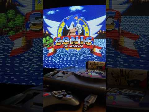Replaying Sonic 1 on a CRT… 😌