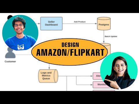 System Design Interview: Architecture of Amazon, Flipkart like e-commerce system with @Gaurav Sen