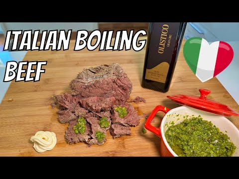 Classic Italian Boiled Beef with Salsa Verde 🇮🇹 | Bollito di Manzo Recipe