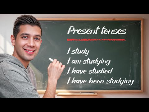 English Grammar: All 4 Present Tenses