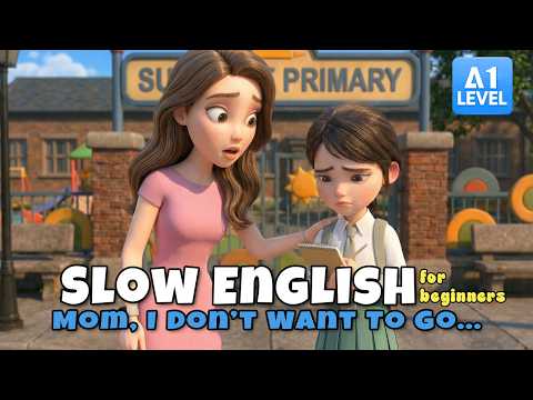 Maya’s First Day of School | Easy English Listening Story Compilation for Beginners (A1–A2 Level)
