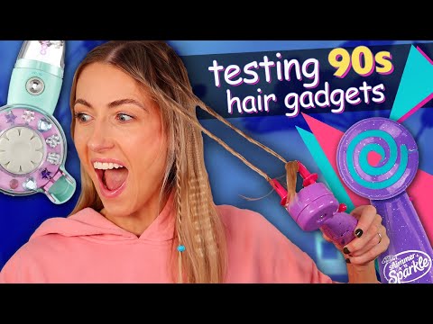 I Tried WILD Hair Gadgets from the 90s (WHAT were we THINKING?)